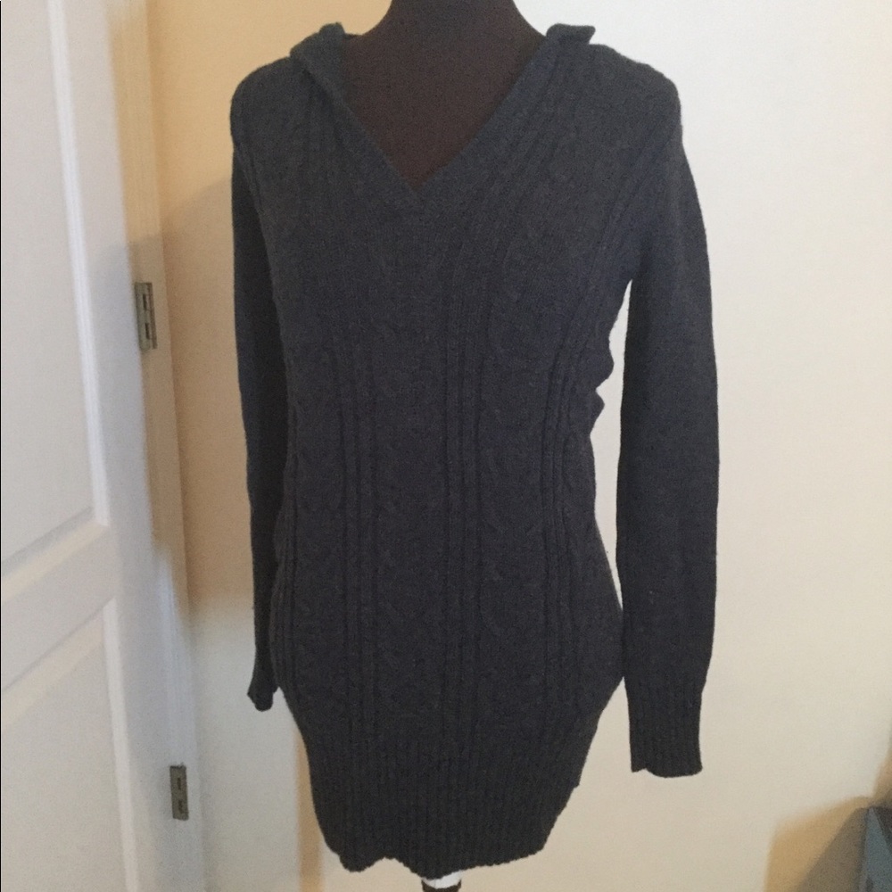 Old Navy Long Charcoal Gray sweater or Short Dress